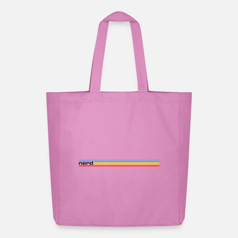 NERDY forever - nerd Rainbow - Midweight recycelter Stoffbeutel von Stanley/Stella - Pink