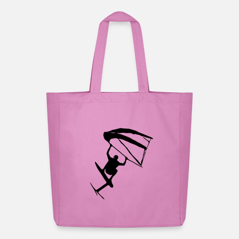Trendy Wingfoil Style - Midweight recycelter Stoffbeutel von Stanley/Stella - Pink