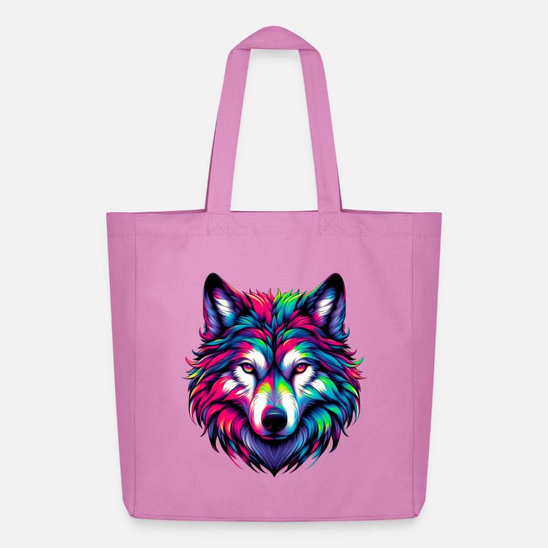 Wolf - Midweight recycelter Stoffbeutel von Stanley/Stella - Pink