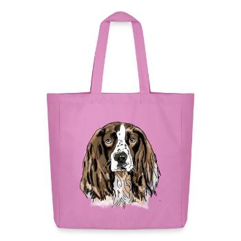 Épagneul - Tote bag Stanley/Stella Midweight recyclé - rose - Devant