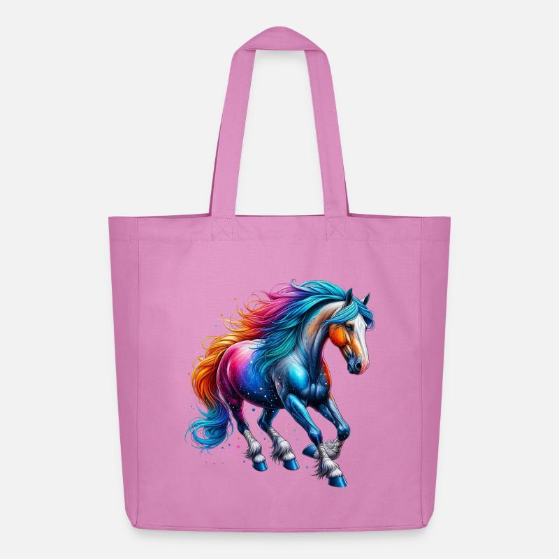 Pferd - Midweight recycelter Stoffbeutel von Stanley/Stella - Pink