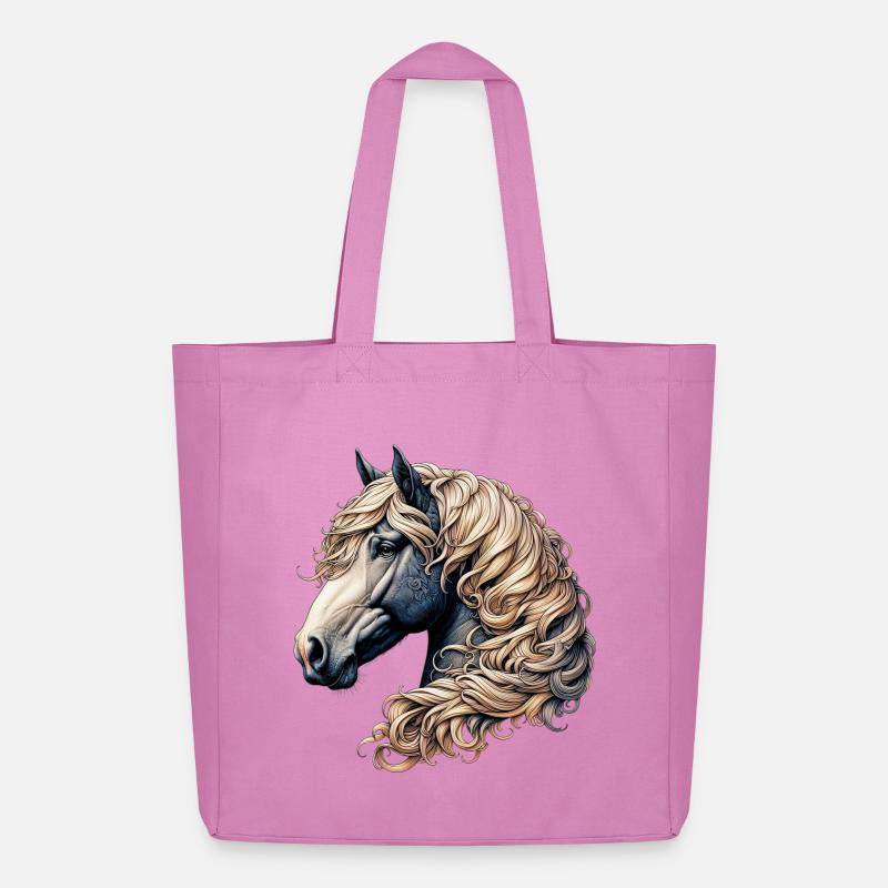 Pferd - Midweight recycelter Stoffbeutel von Stanley/Stella - Pink