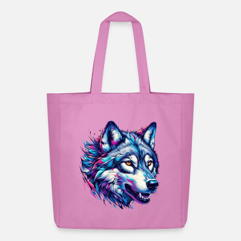 Wolf - Midweight recycelter Stoffbeutel von Stanley/Stella - Pink