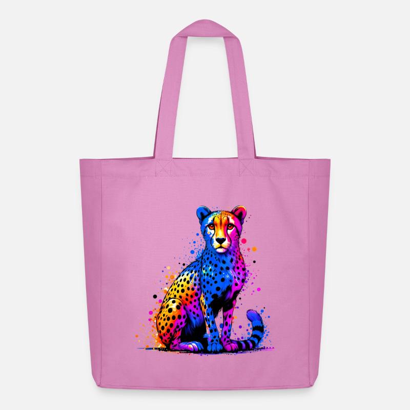 Gepard - Midweight recycelter Stoffbeutel von Stanley/Stella - Pink