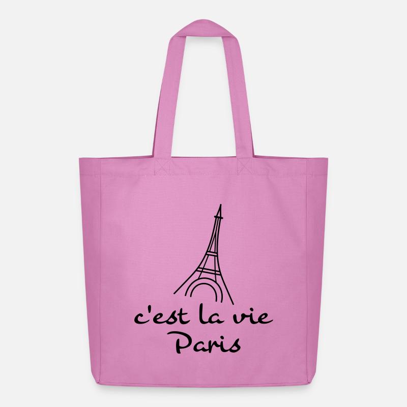 c‘est la vie - Midweight recycelter Stoffbeutel von Stanley/Stella - Pink