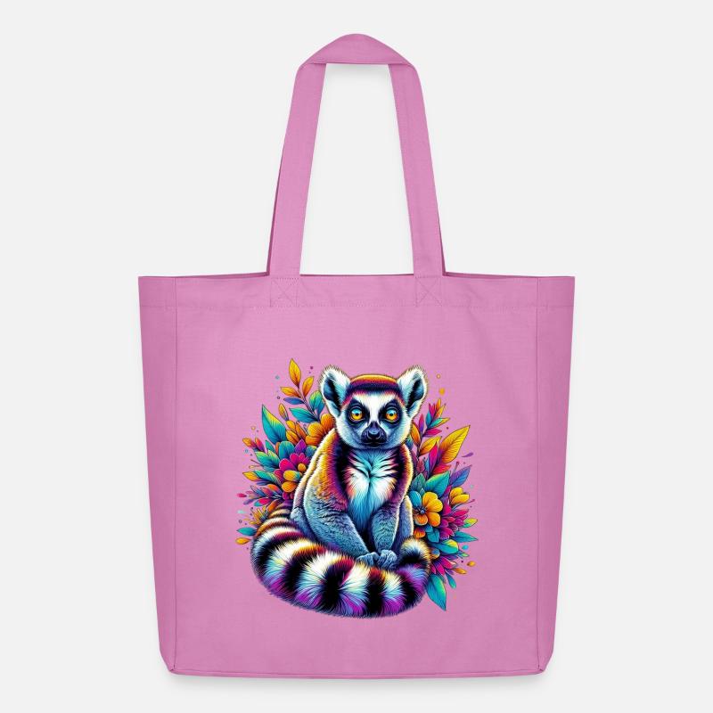 Lemur - Midweight recycelter Stoffbeutel von Stanley/Stella - Pink