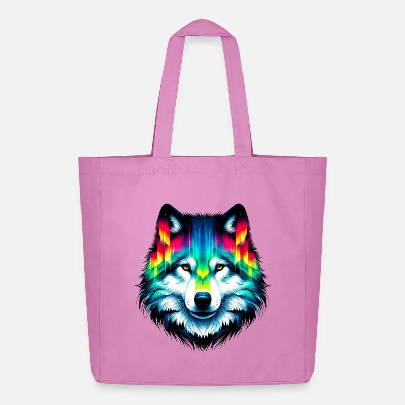 Wolf - Midweight recycelter Stoffbeutel von Stanley/Stella - Pink