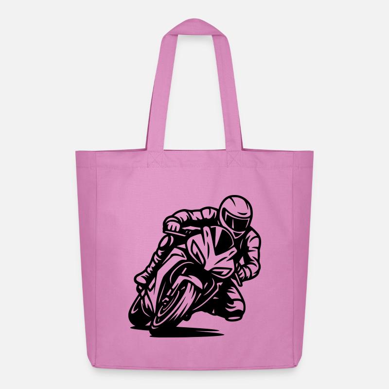 Motorrad - Midweight recycelter Stoffbeutel von Stanley/Stella - Pink