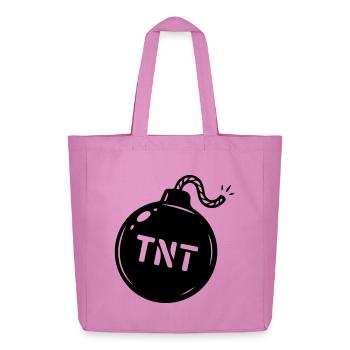 Symbole TNT de la bombe - Tote bag Stanley/Stella Midweight recyclé - rose - Devant