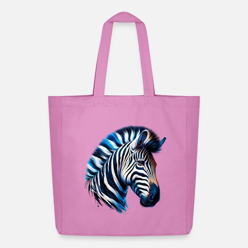 Zebra - Midweight recycelter Stoffbeutel von Stanley/Stella - Pink