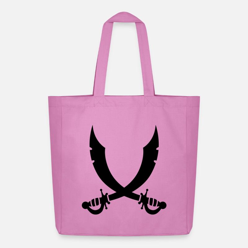 swords - Midweight Recycled Tote Bag by Stanley/Stella - pink