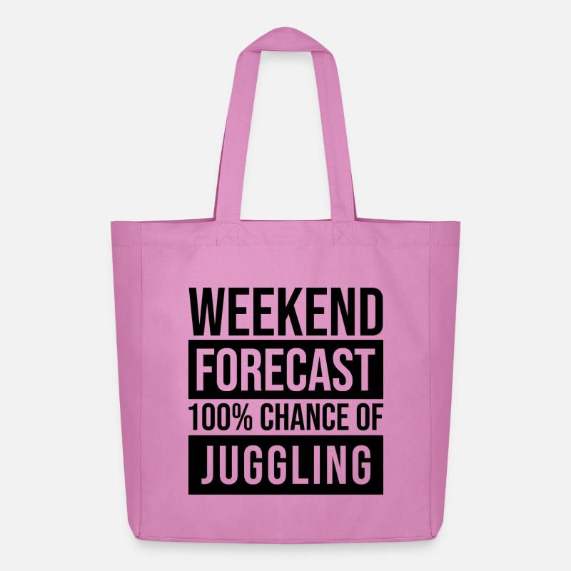 Jongleur - Midweight recycelter Stoffbeutel von Stanley/Stella - Pink