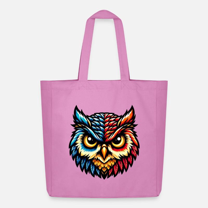 Eule - Midweight recycelter Stoffbeutel von Stanley/Stella - Pink