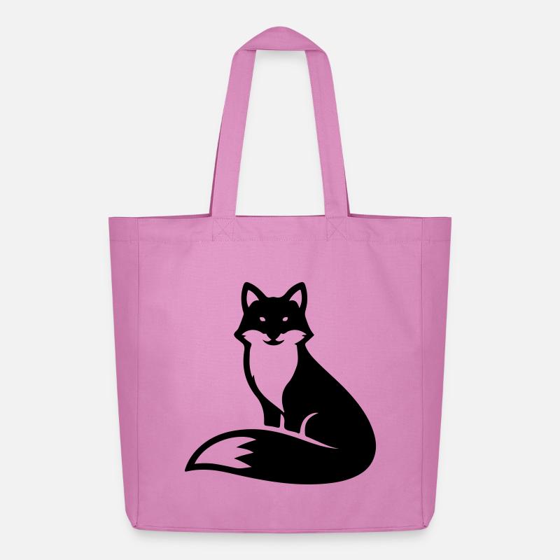 Fuchs Tier - Midweight recycelter Stoffbeutel von Stanley/Stella - Pink