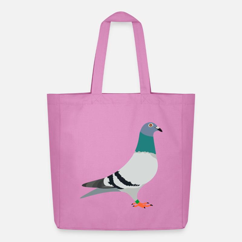 Brieftaube - Midweight recycelter Stoffbeutel von Stanley/Stella - Pink