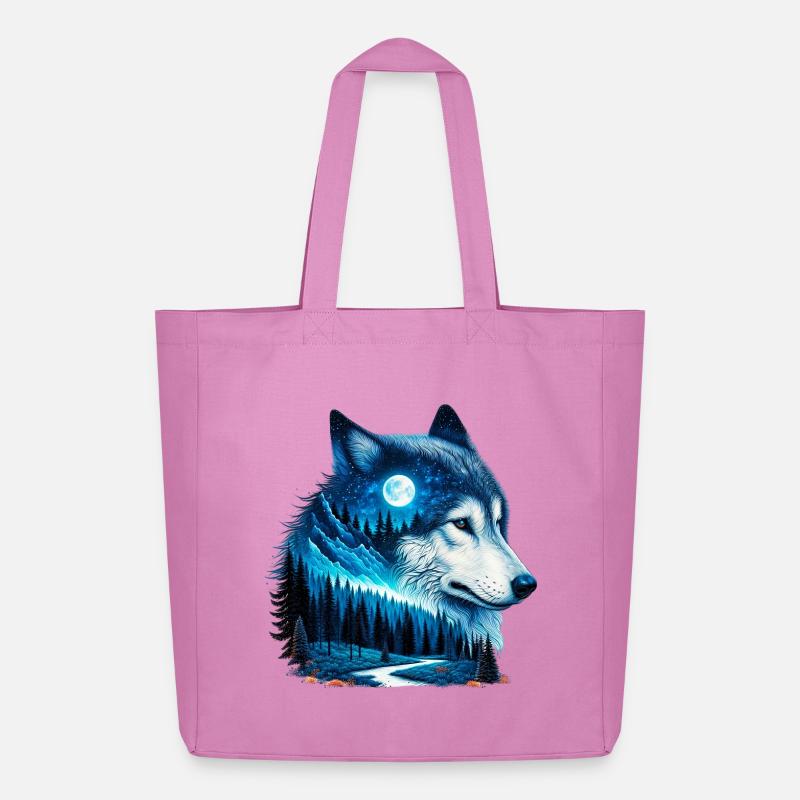 Wolf - Midweight recycelter Stoffbeutel von Stanley/Stella - Pink