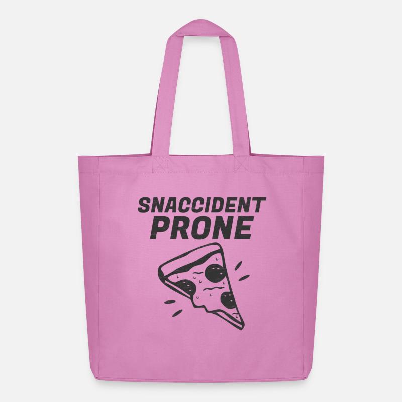 Snaccident Prone - Midweight recycelter Stoffbeutel von Stanley/Stella - Pink