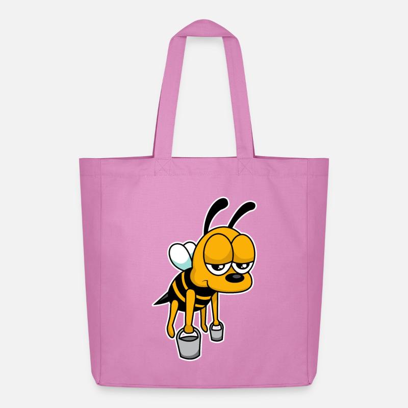 Arbeits-Biene - Midweight recycelter Stoffbeutel von Stanley/Stella - Pink
