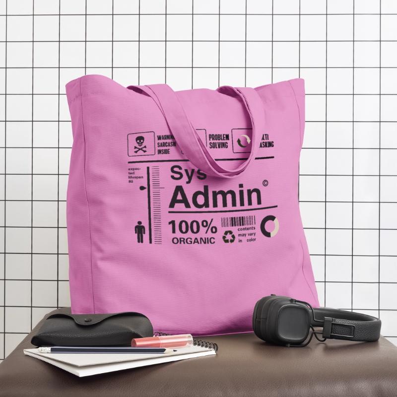 sys admin computer nerd pc kit programmer humor lo Midweight Recycled Tote Bag by Stanley/Stella