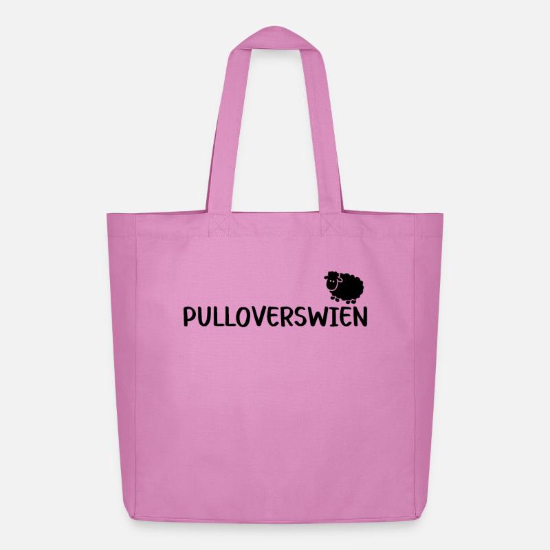 Pulloverswien Plattdeutsch Ostfriesisch Schaf - Midweight recycelter Stoffbeutel von Stanley/Stella - Pink