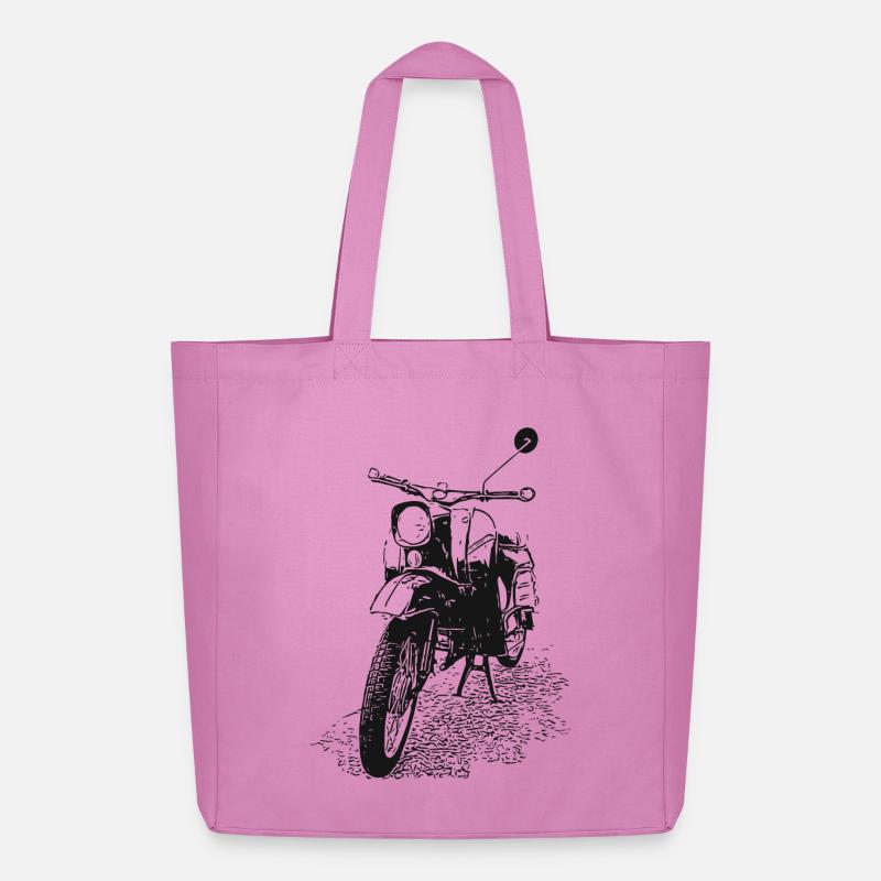 Simson - Schwalbe - Midweight recycelter Stoffbeutel von Stanley/Stella - Pink
