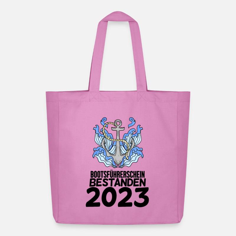 Bootsführerschein 2023 - Midweight recycelter Stoffbeutel von Stanley/Stella - Pink