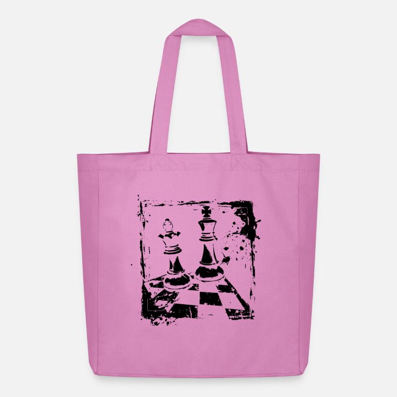 Schach - Midweight recycelter Stoffbeutel von Stanley/Stella - Pink