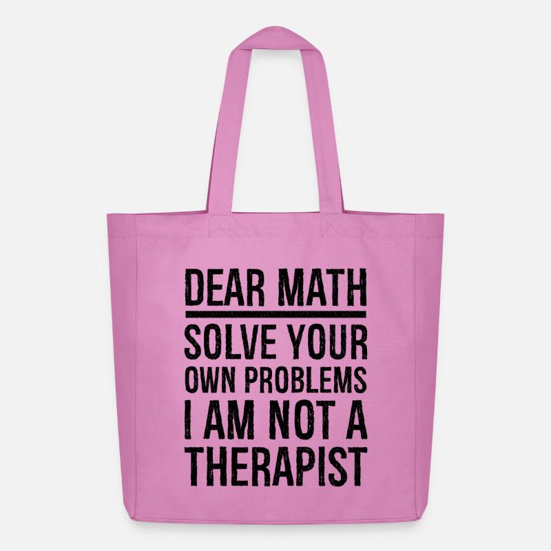 dear math funny - Midweight recycelter Stoffbeutel von Stanley/Stella - Pink