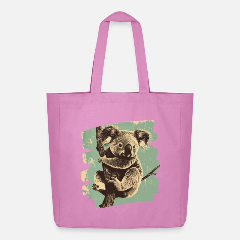 Koala - Midweight recycelter Stoffbeutel von Stanley/Stella - Pink