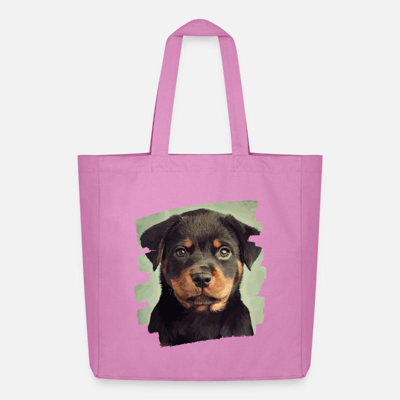 Rottweiler - Midweight recycelter Stoffbeutel von Stanley/Stella - Pink