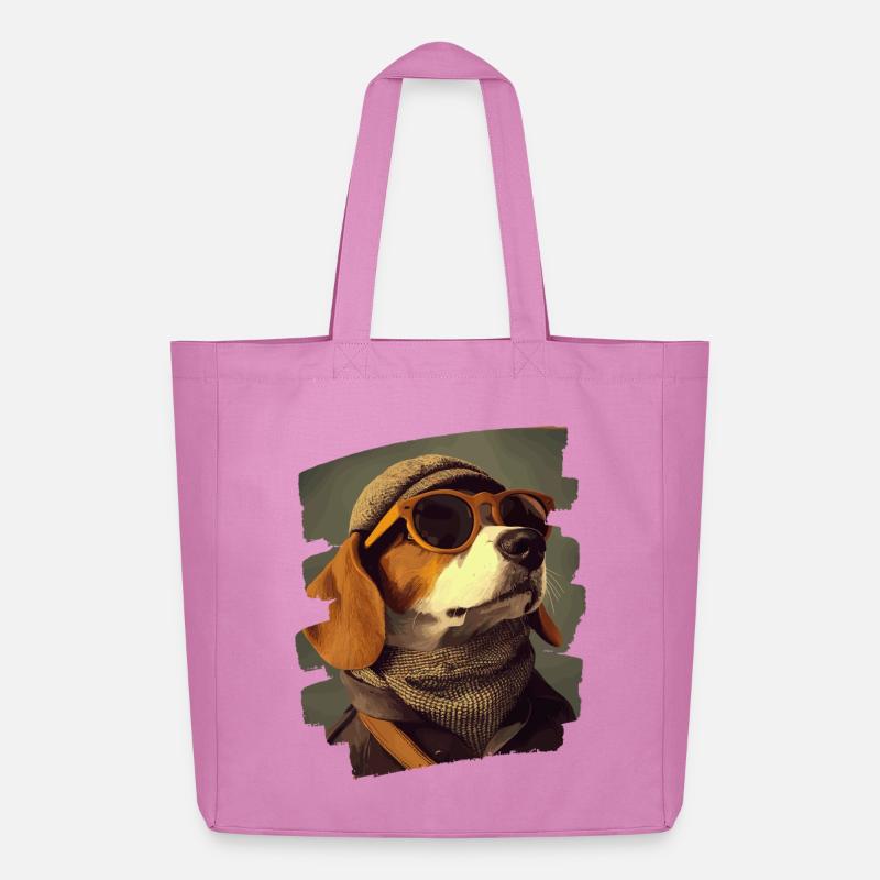 Beagle - Midweight recycelter Stoffbeutel von Stanley/Stella - Pink