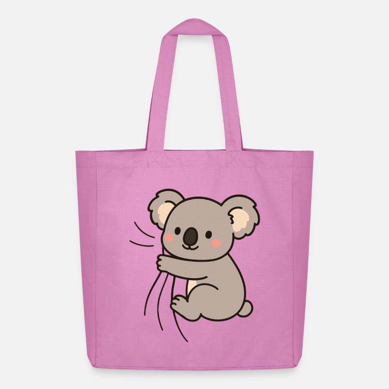 Lieber kleiner Koala - Midweight recycelter Stoffbeutel von Stanley/Stella - Pink