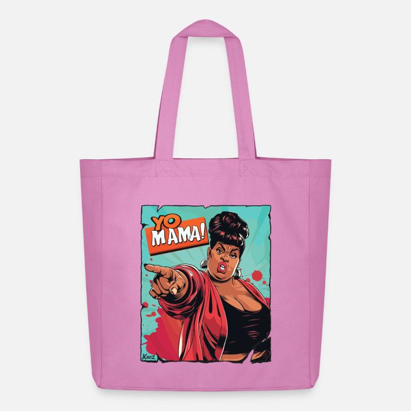 Ermächtigte Mutter Zitat Illustration - Midweight recycelter Stoffbeutel von Stanley/Stella - Pink