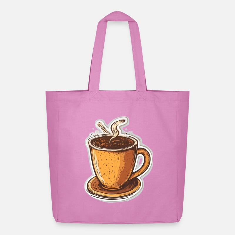 Kaffee - Midweight recycelter Stoffbeutel von Stanley/Stella - Pink