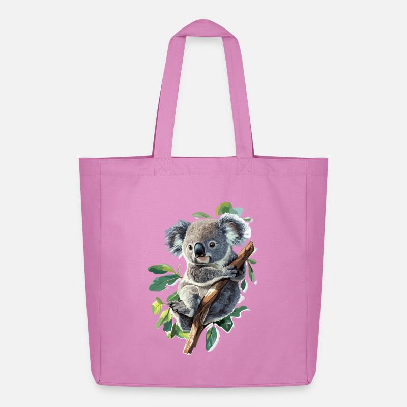 Koala - Midweight recycelter Stoffbeutel von Stanley/Stella - Pink