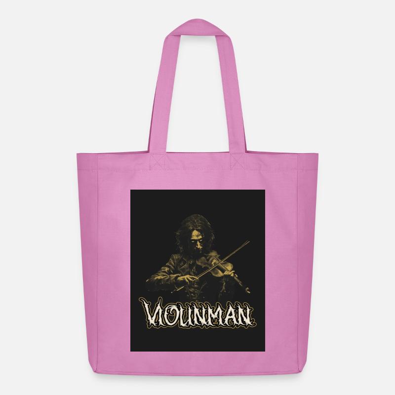 Violinman Dunkle Geigenkraft - Midweight recycelter Stoffbeutel von Stanley/Stella - Pink