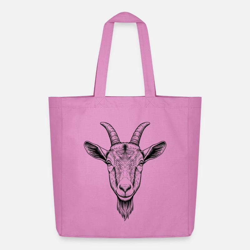Ziege - Midweight recycelter Stoffbeutel von Stanley/Stella - Pink