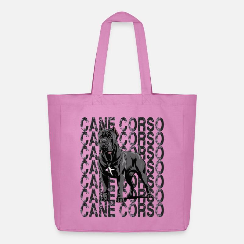 Cane Corso Liebhaber Design - Midweight recycelter Stoffbeutel von Stanley/Stella - Pink