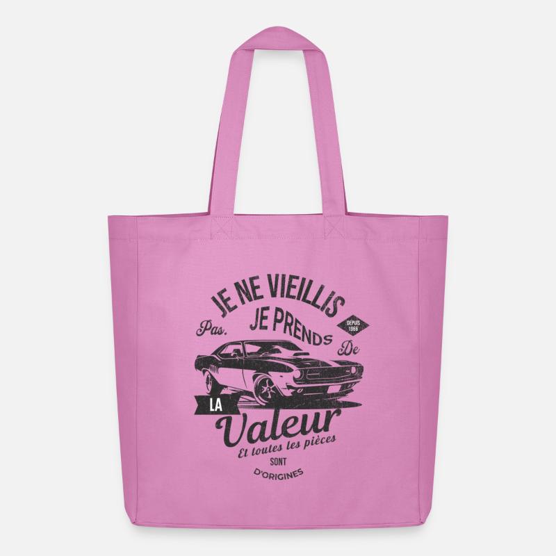 Jubiläums-Oldtimer 1966 - Midweight recycelter Stoffbeutel von Stanley/Stella - Pink