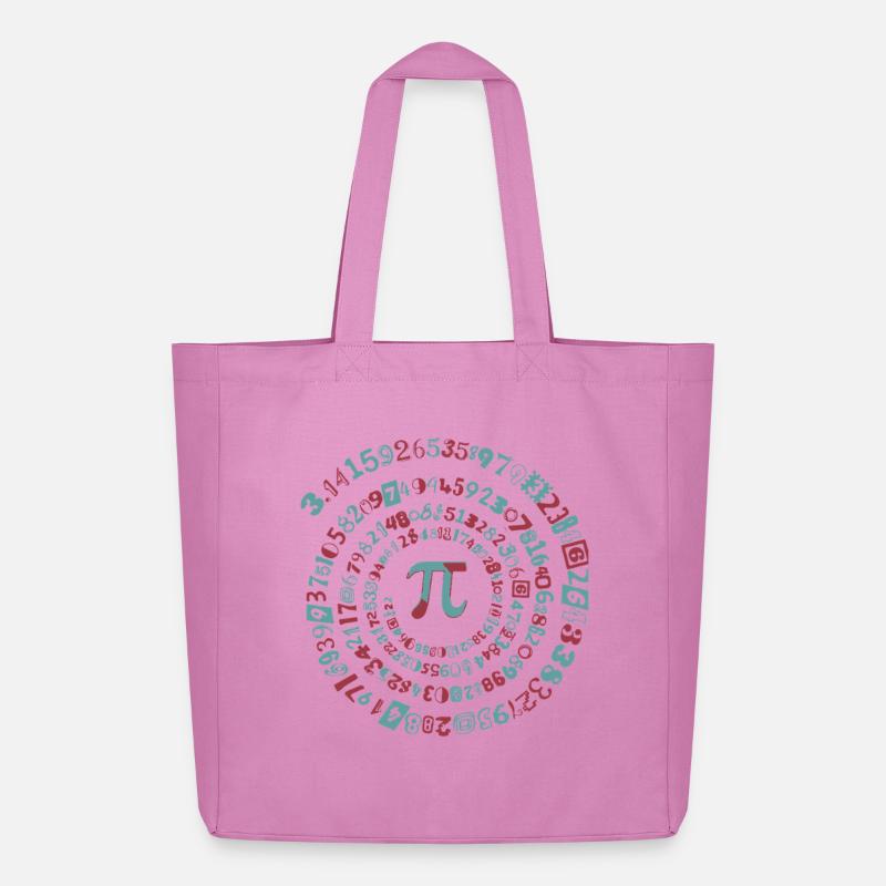Pi - Mathematik - Midweight recycelter Stoffbeutel von Stanley/Stella - Pink