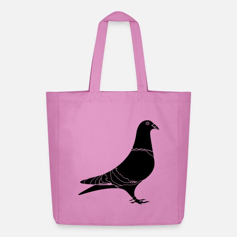 Brieftaube Schatten - Midweight recycelter Stoffbeutel von Stanley/Stella - Pink