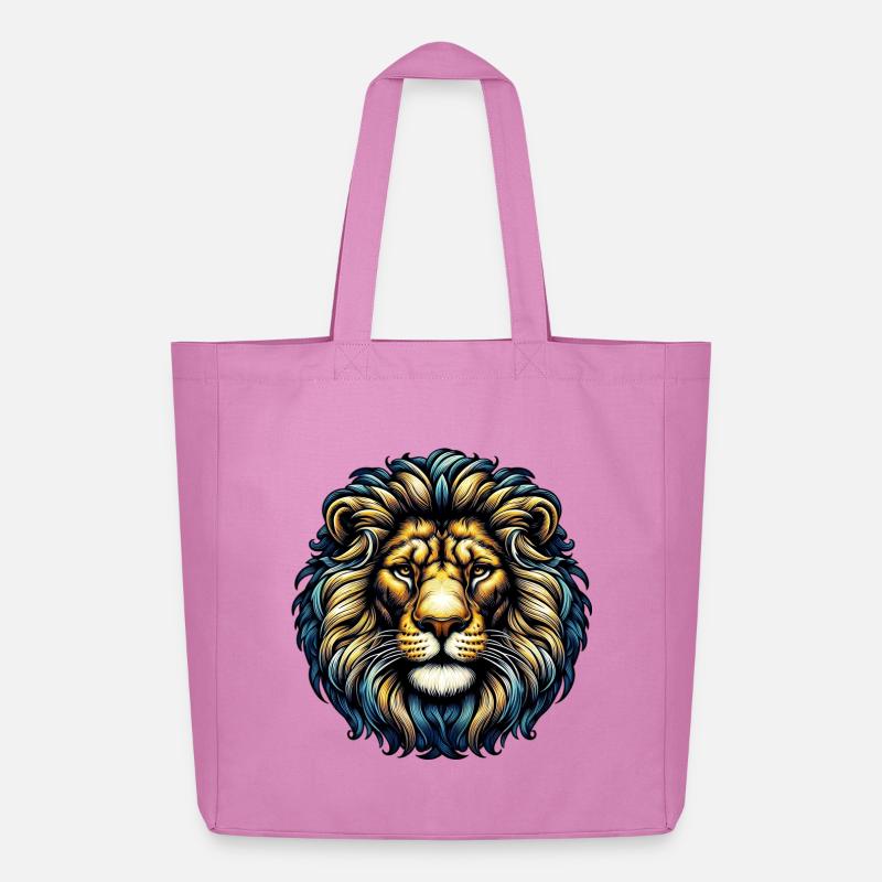 Löwe - Midweight recycelter Stoffbeutel von Stanley/Stella - Pink