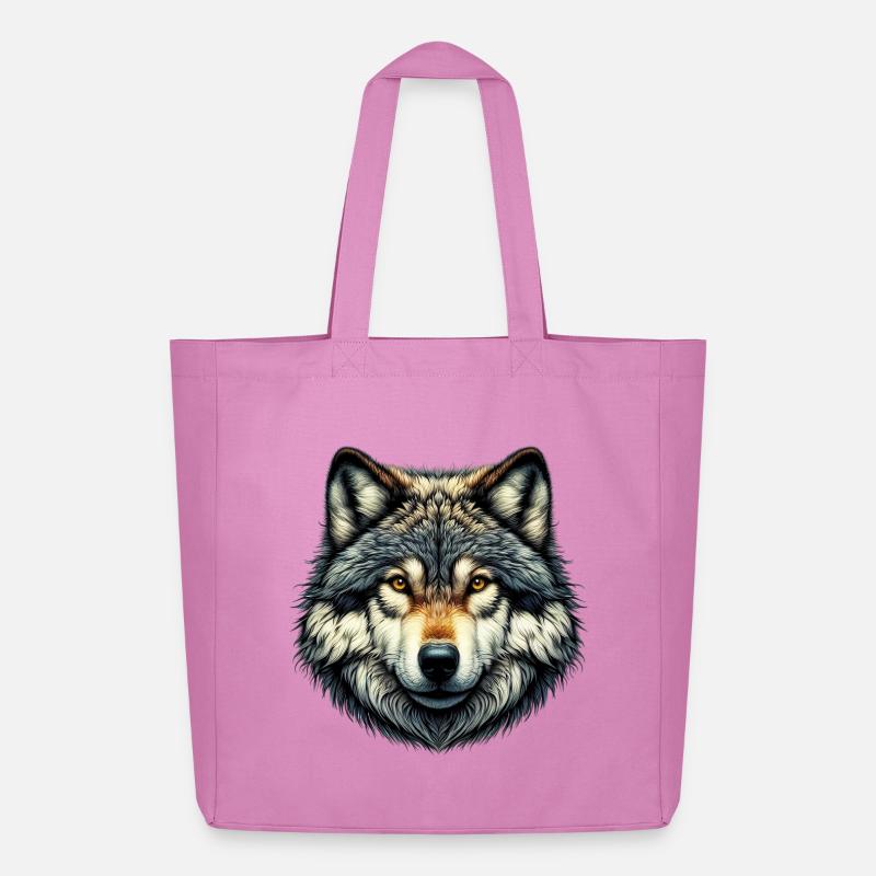 Wolf - Midweight recycelter Stoffbeutel von Stanley/Stella - Pink