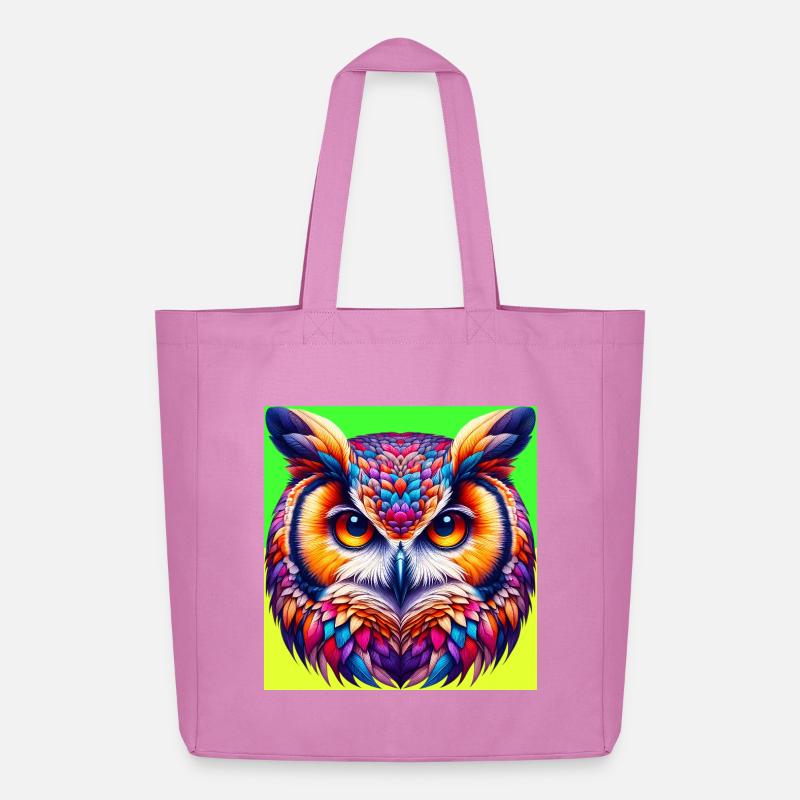 Eule - Midweight recycelter Stoffbeutel von Stanley/Stella - Pink