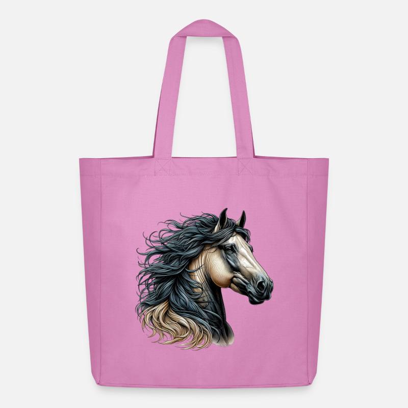 Pferd - Midweight recycelter Stoffbeutel von Stanley/Stella - Pink