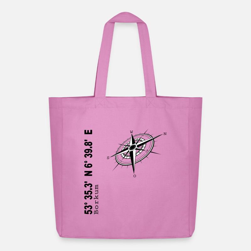 Borkum - Midweight recycelter Stoffbeutel von Stanley/Stella - Pink