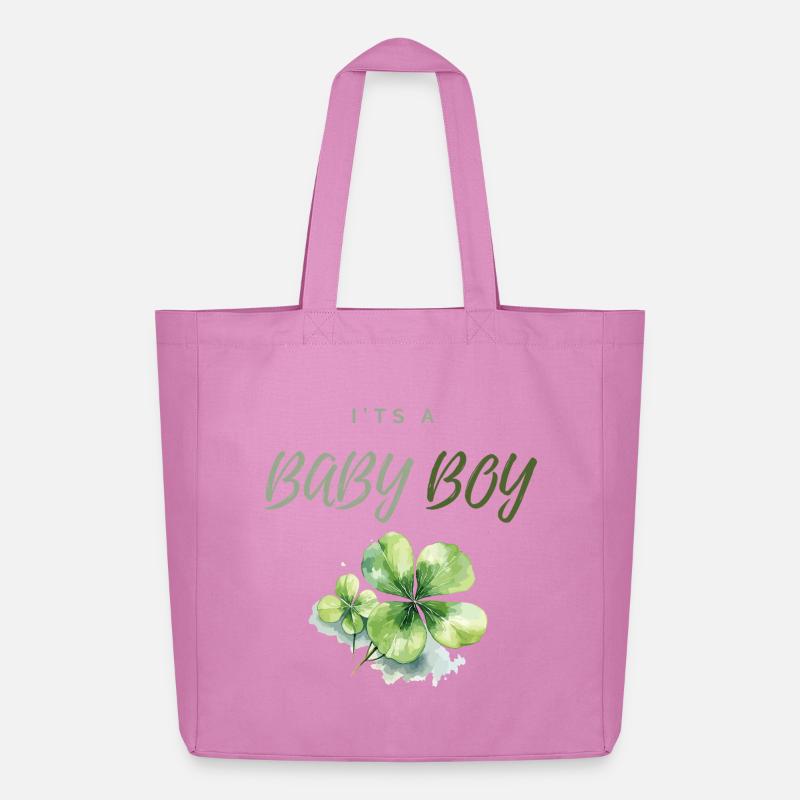 Kleiner Junge - Midweight recycelter Stoffbeutel von Stanley/Stella - Pink