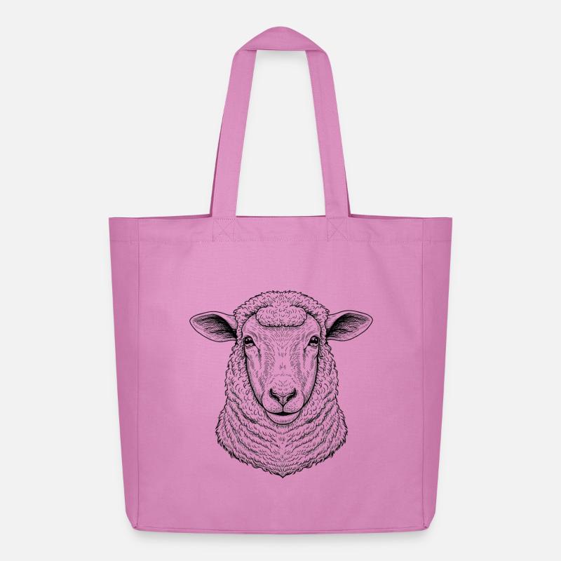 Schaf - Midweight recycelter Stoffbeutel von Stanley/Stella - Pink