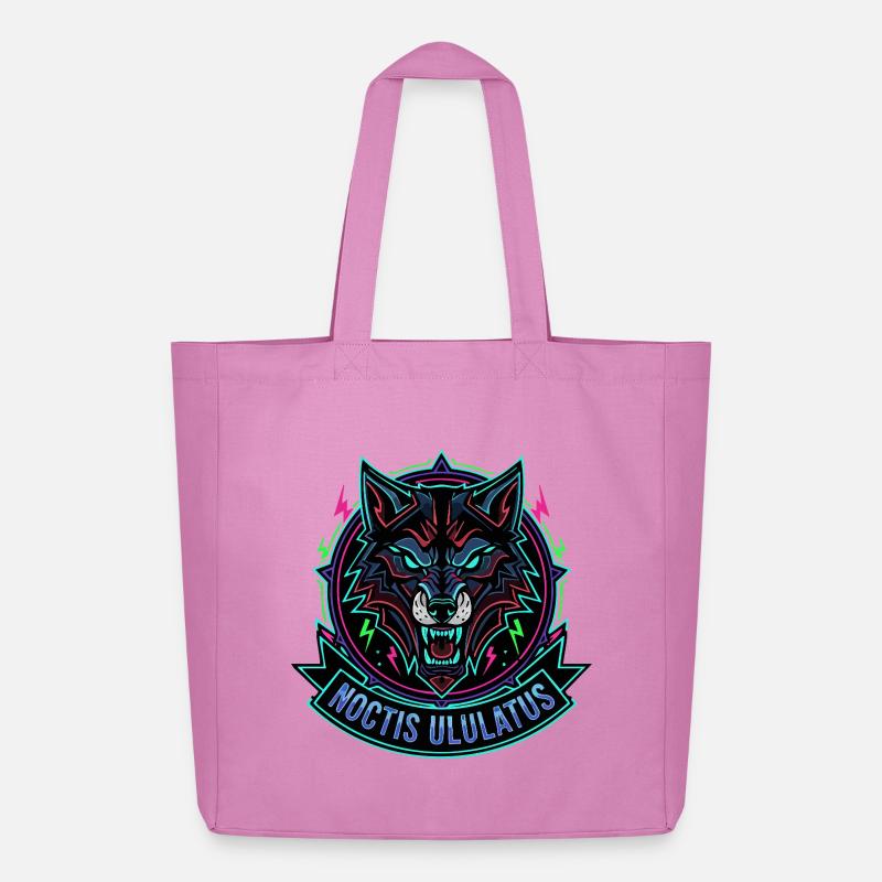 Neonwolf Noctis Ululatus - Midweight recycelter Stoffbeutel von Stanley/Stella - Pink