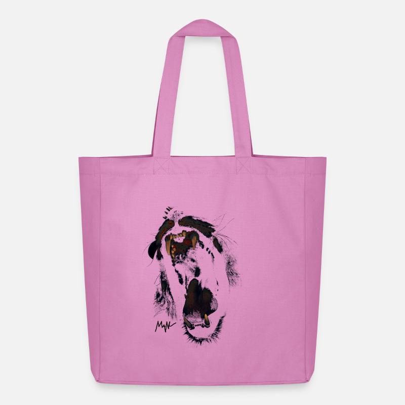Löwe - Midweight recycelter Stoffbeutel von Stanley/Stella - Pink